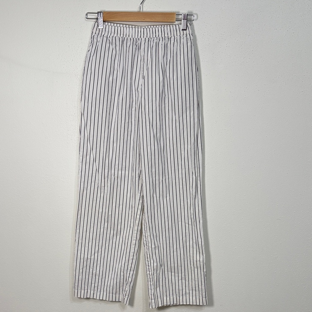 Striped Black and White Men's Pants